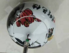 周孟良陶瓷艺术作品---手绘茶叶缸